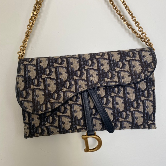 *authentic* Christian Dior Saddle Purse with wallet - Picture 2 of 11